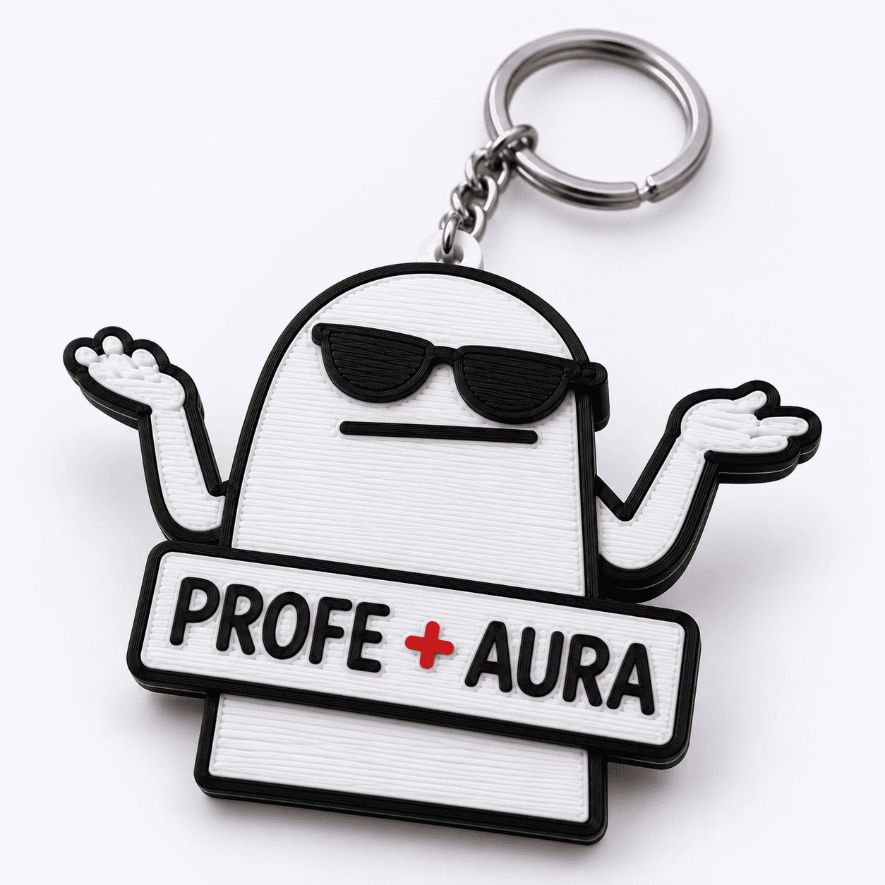 Llavero Profe + Aura para regalar en el Día del Maestro y la Maestra